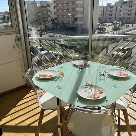 Climatise Avec Piscine, Terrasse Et Parking A 200m De La - - Fr-1-250-258 아파트 르그로뒤후아